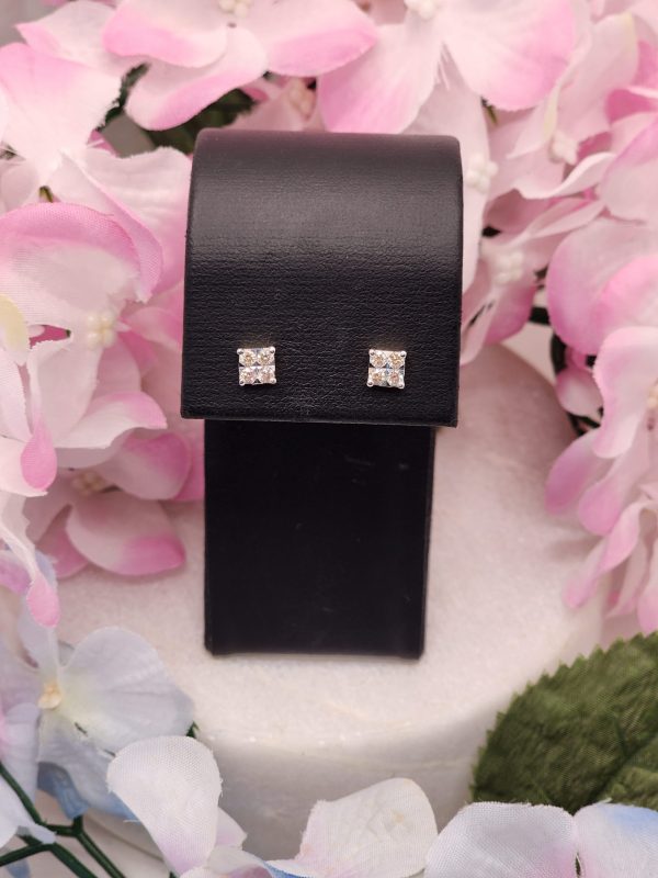 Unisex 9CT Yellow Gold Diamond Earrings - IP365995 - Image 9