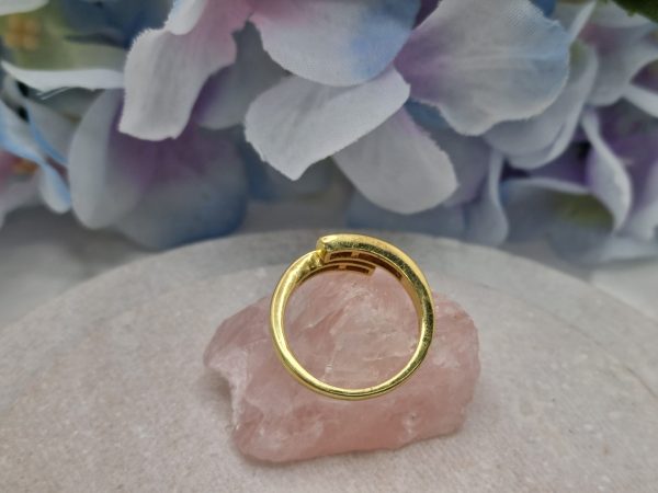 18CT 4.67GRMS GOLD PINK SAPPHIRE AND DIAMOND RING SZ. O IP270083 - Image 21