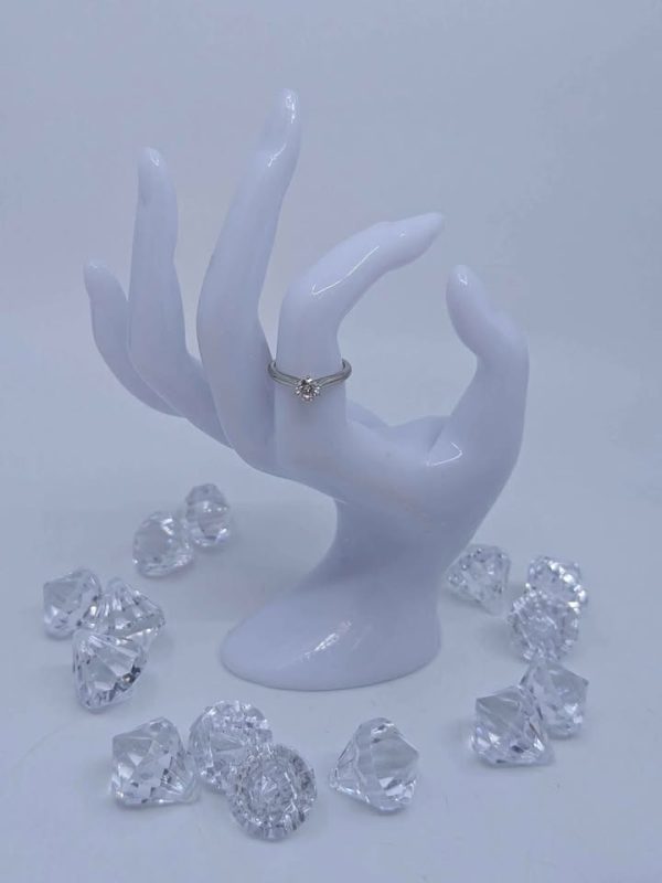 Ladies 18ct White Gold Diamond Solitaire - BL272588 - Image 6