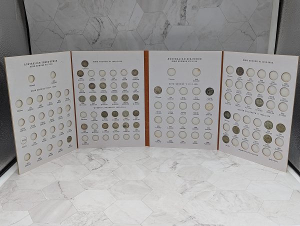 Dansco 32 Pce Three & Six Pence Coin Collectors Set - BP369569 - Image 3