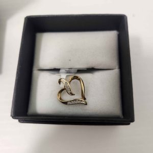 LADIES 9CT YELLOW GOLD PENDANT #GN290339