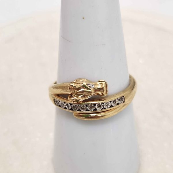MENS 9CT YELLOW GOLD RING #GN367588 - Image 11