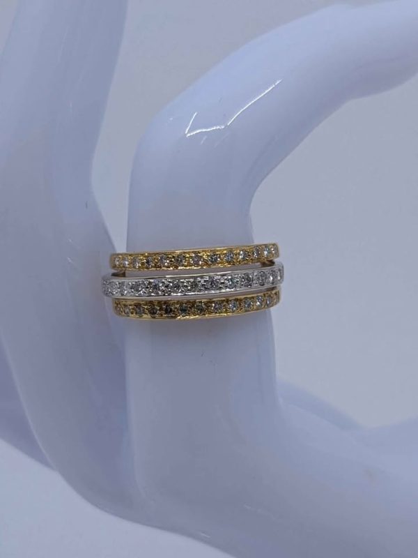 Ladies 18ct Two Tone Ring - BL331962 - Image 14
