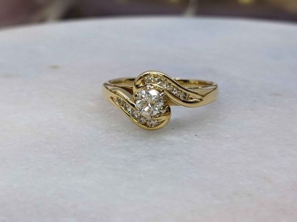 VALUATED LADIES 18CT YELLOW GOLD DIAMOND RING BL275064 - Image 29
