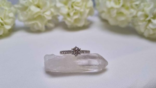 18ct Yellow & White Gold Diamond Ring TW319912 - Image 25