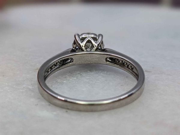 VALUATED LADIES 9CT WHITE GOLD DIAMOND RING BL263645 - Image 16