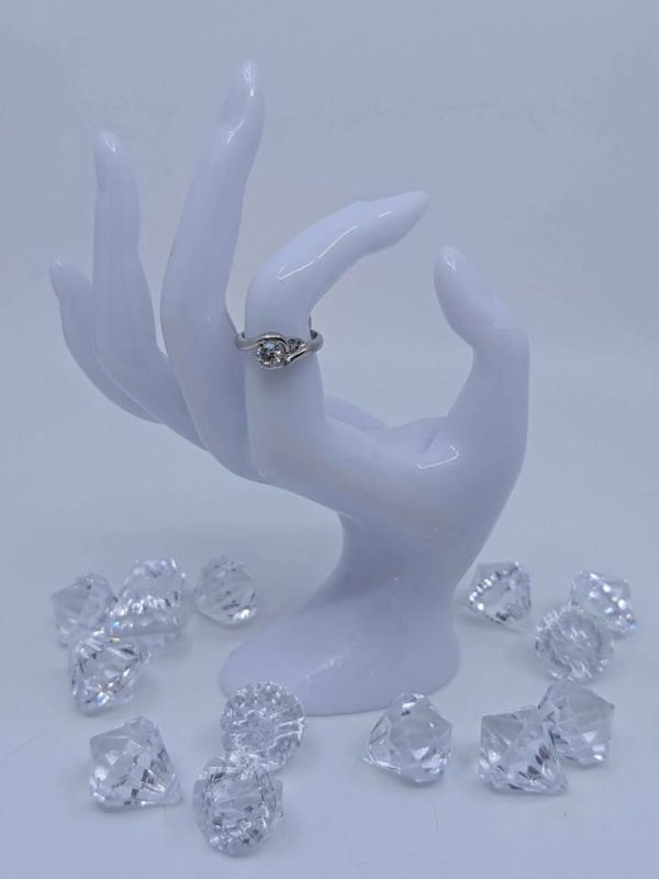 Ladies 14ct White Gold Diamond Engagement Ring - BL276736 - Image 2