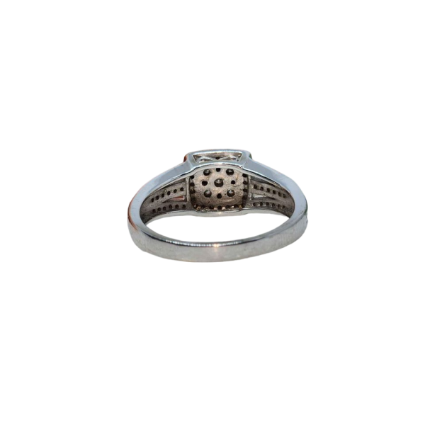 LADIES 18CT WHITE GOLD DIAMOND RING - GN292714 - Image 14