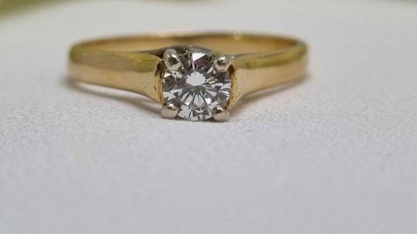 18ct Yellow Gold Diamond Solitaire TW314498 - Image 20