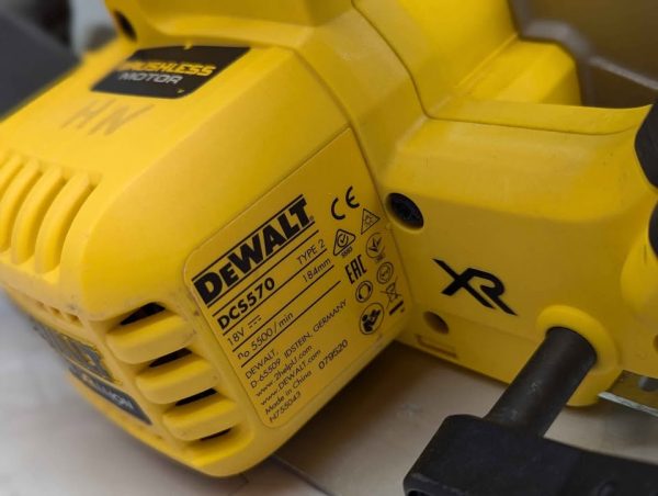 DeWalt 18V XR Brushless 184mm Circular Saw Skin-Only (DCS570) - BP366585 - Image 5