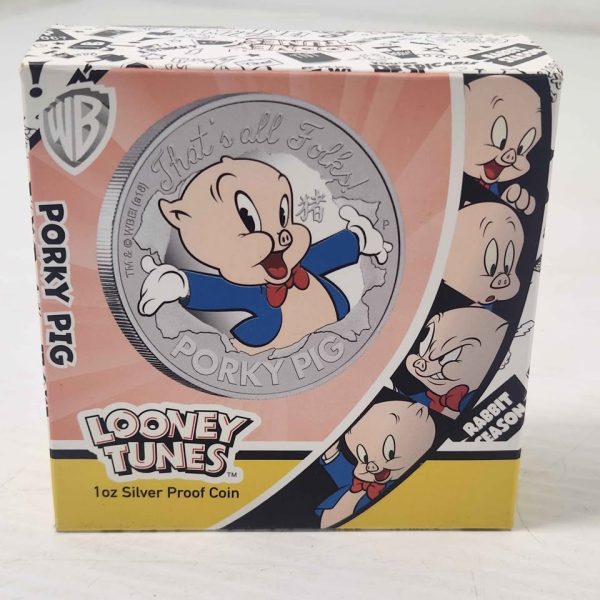 UNISEX SILVER LOONEY TUNES COIN #GN361325 - Image 5