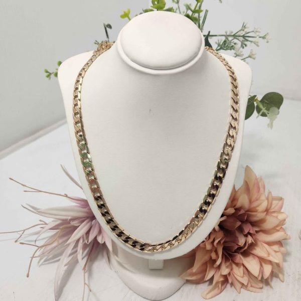 MENS 9CT YELLOW GOLD NECKLACE #GN351250 - Image 6