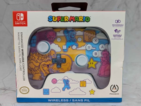 Sealed PowerA Nintendo Super Mario Enhanced Wireless Controller - BP368123 - Image 2