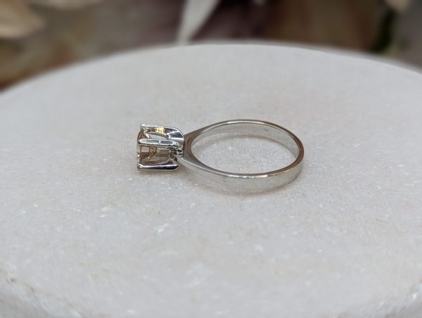 Valuated Ladies 18CT White Gold and Diamond Solitaire Ring (4.01gms) - TW239287 - Image 11