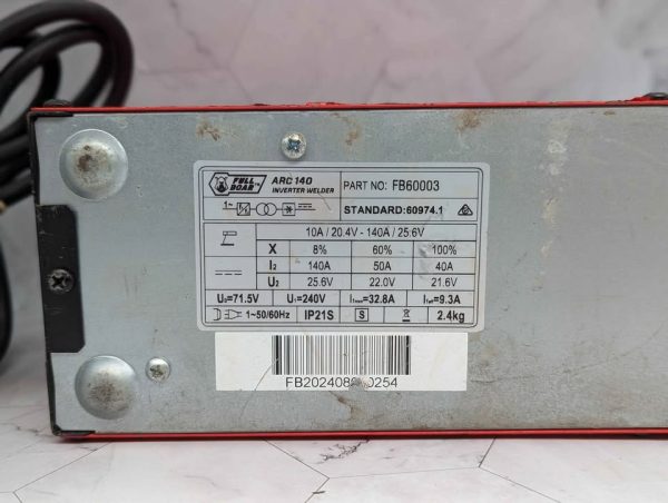 Full Boar ARC 140 Inverter Welder - BP364888 - Image 8