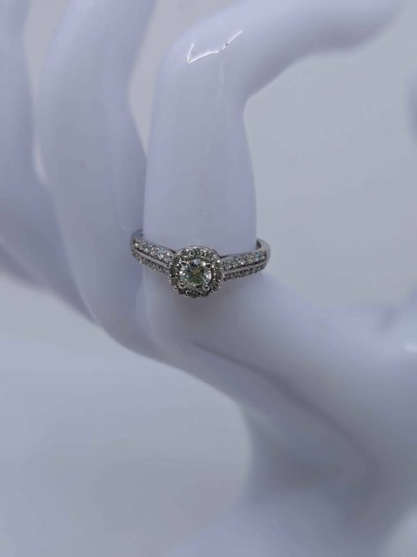 Ladies 18ct White Gold Ring - BL158861 - Image 14
