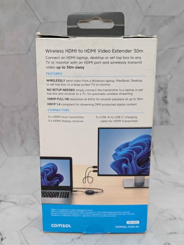 Comsol 1080p Wireless HDMI to HDMI Video Extender - BP357504 - Image 6