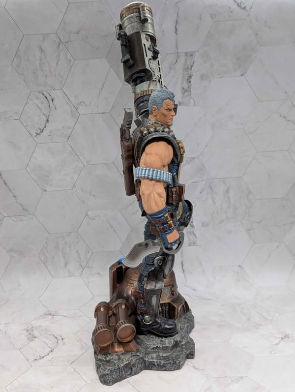 Diamond Marvel Premier Collection CABLE Resin Statue Collectable - BP367870 - Image 4