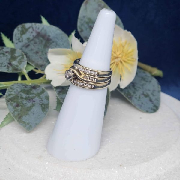 LADIES 9CT YELLOW GOLD RING #GN315898 - Image 8