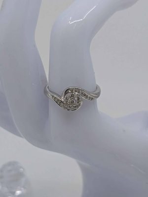 9ct White Gold Diamond Wedding Ring - BL280960