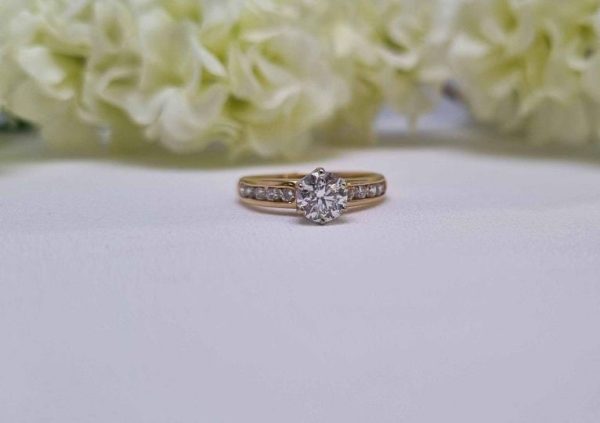 Ladies 18ct Yellow Gold Diamond Ring TW298067 - Image 15