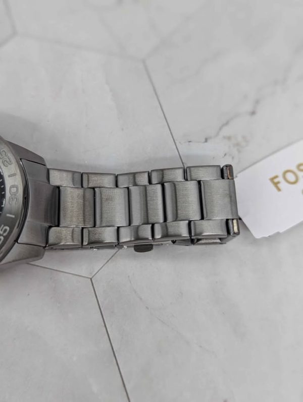 Fossil Bannon Three-Hand Date Smoke Stainless Steel Watch - BP368998 - Image 4