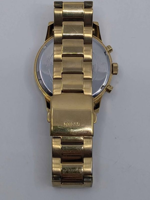 Men's Guess Gold & Black Watch - BL368277 - Image 7
