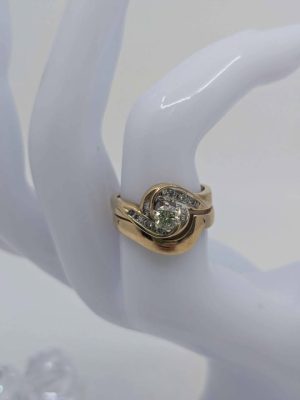 Ladies 9ct Yellow Gold Bridal Set - BL274554