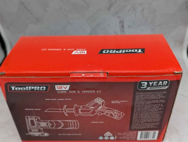 Sealed ToolPro 12V Sabre Saw & Grinder Kit (610598) - BP369425 - Image 4