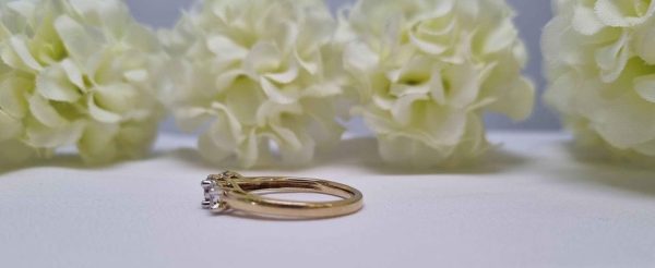 9ct Yellow Gold Diamond Trilogy Ring TW314534 - Image 24