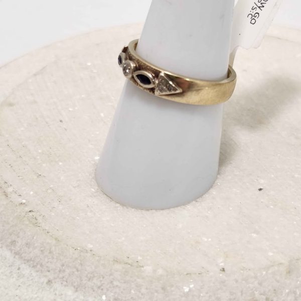LADIES 9CT YELLOW GOLD RING #GN369254 - Image 2