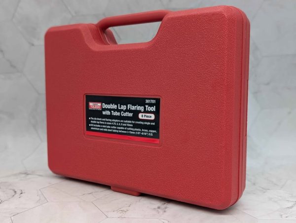 Toledo 8 Pce Double Lap Flaring Tool w/ Tube Cutter - BP366171
