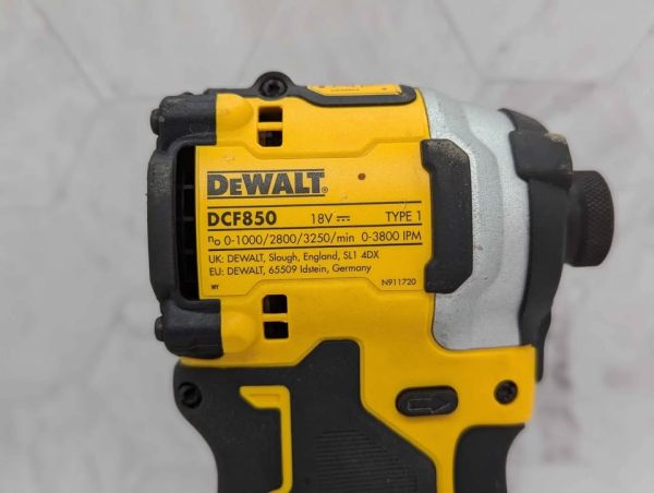 DeWalt 18V XR Brushless Compact Impact Driver Skin-Only (DCF850) - BP363697-2 - Image 4