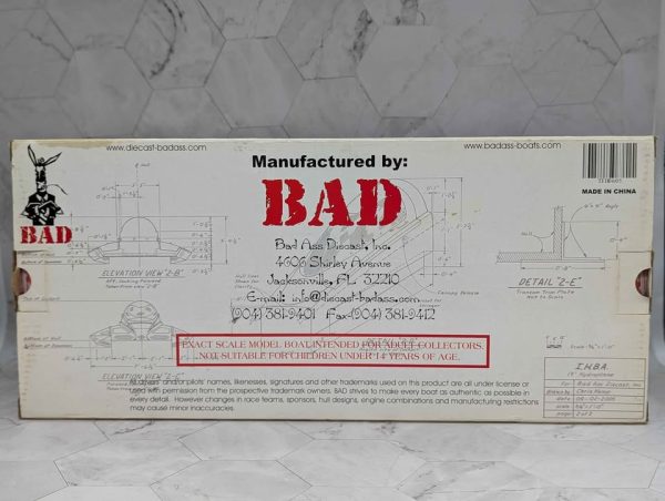 BAD Jay Haroutunian's "Whiskey River II" Top Fuel Hydro Model Boat - BP365086 - Image 10