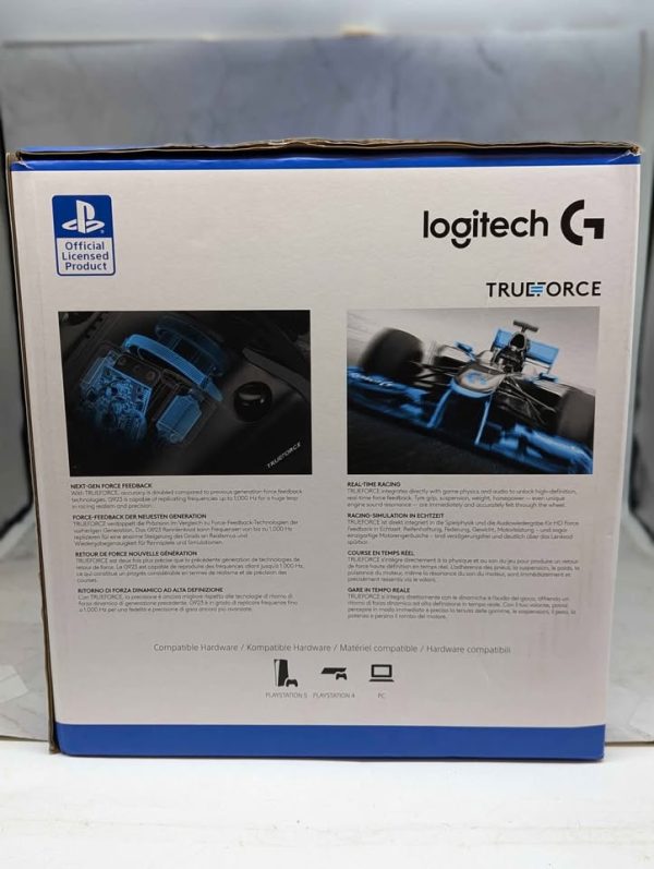 Sealed Logitech TrueForce G923 Racing Wheel & Pedals (PS5/4) - BP366752 - Image 4
