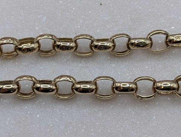 Ladies 9CT Yellow Gold Belcher Bracelet (16.67gms) - BP322002 - Image 8