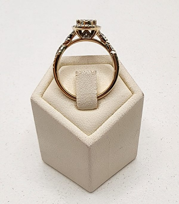 Ladies 9CT Tear Drop Diamond Ring - IP354622 - Image 7