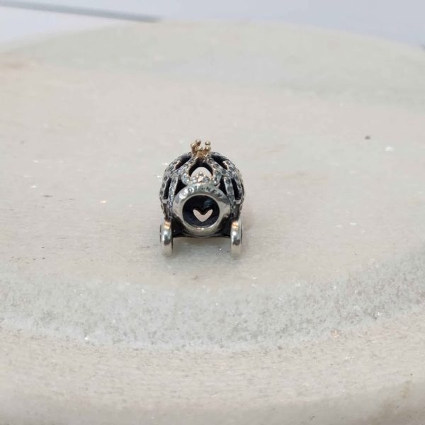 DISNEY CINDERELLA PUMPKIN COACH PANDORA CHARM #GN366402-5 - Image 8