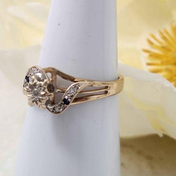 LADIES 9CT YELLOW GOLD RING #GN369613 - Image 11