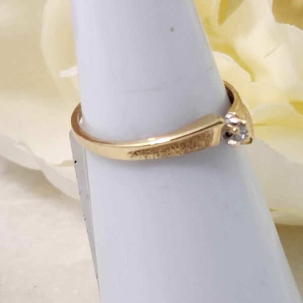 LADIES 9CT YELLOW GOLD RING #GN370815 - Image 12