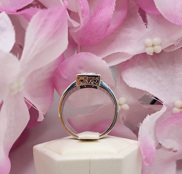 Valuated 9CT White Gold and Diamond Halo Ring - IP194253 - Image 7