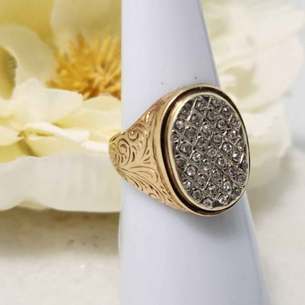 LADIES 9CT YELLOW GOLD RING #GN368893 - Image 5
