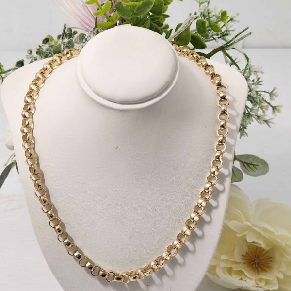 LADIES 9CT YELLOW GOLD NECKLACE #GN369367 - Image 7