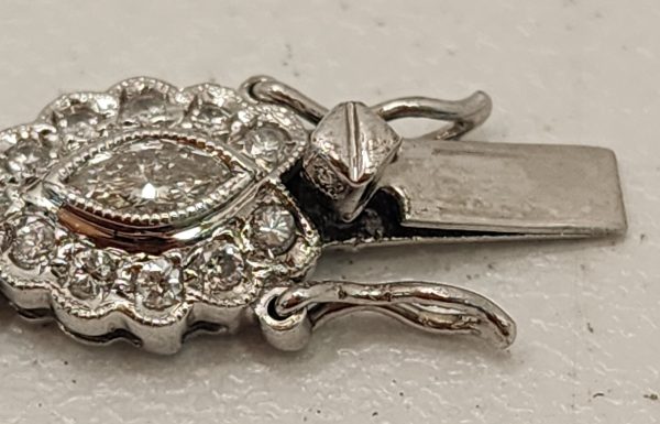 Valuated 18CT White Gold and Diamond Bracelet - IP304967 - Image 8