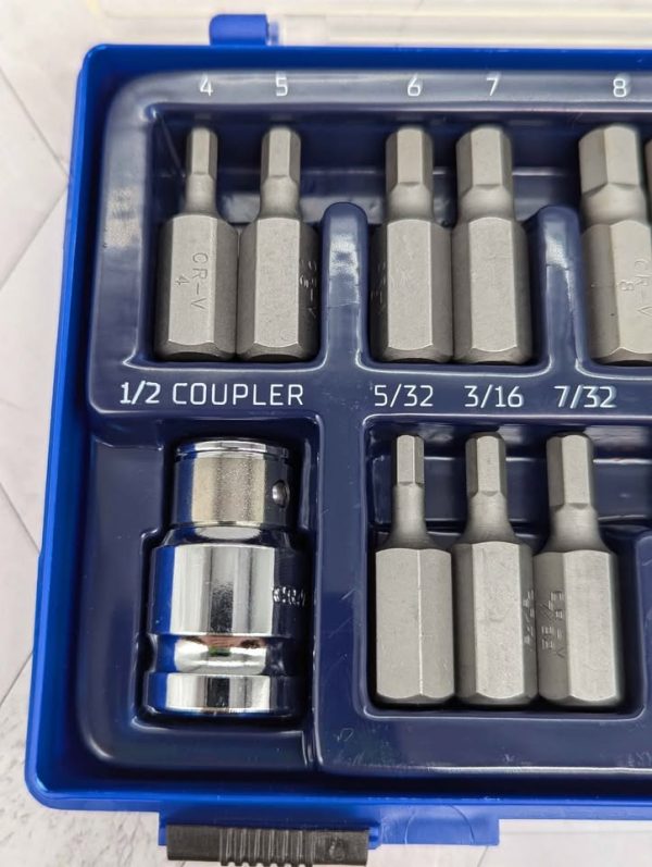 Kinchrome 23 Pce Hex & Spline Set (KIN13784) - BP371027 - Image 2