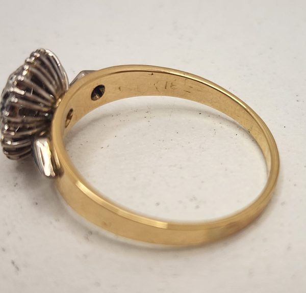 Valuated 18CT Yellow Gold Illusion Diamonds and Sapphire - IP354362 - Image 16