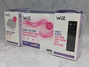 Sealed Wiz Smart 2M LED Strip w/Button, Remote & Extensions - BP371779