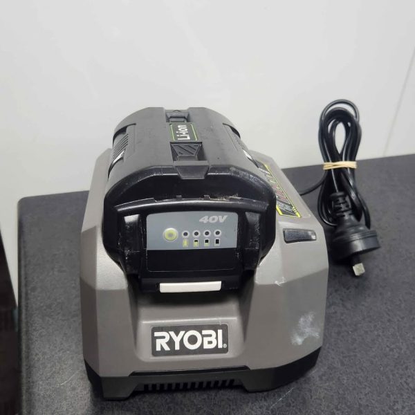 RYOBI NON GENERIC BATTERY AND GENERIC CHARGER #GN355043 - Image 5