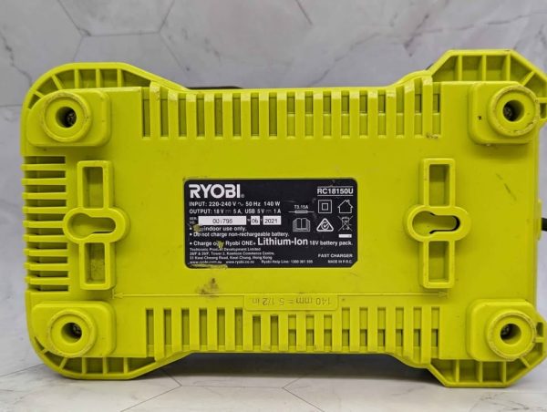 Ryobi 18V ONE+ Super Fast Charger (RC18150U) - BP373406 - Image 6