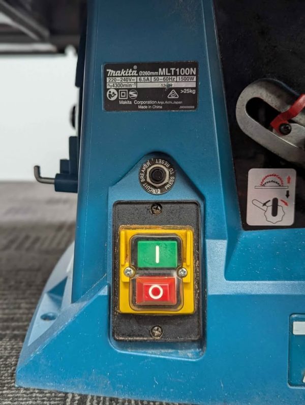 Makita 260mm Table Saw (MLT100N) - BP373445 - Image 3